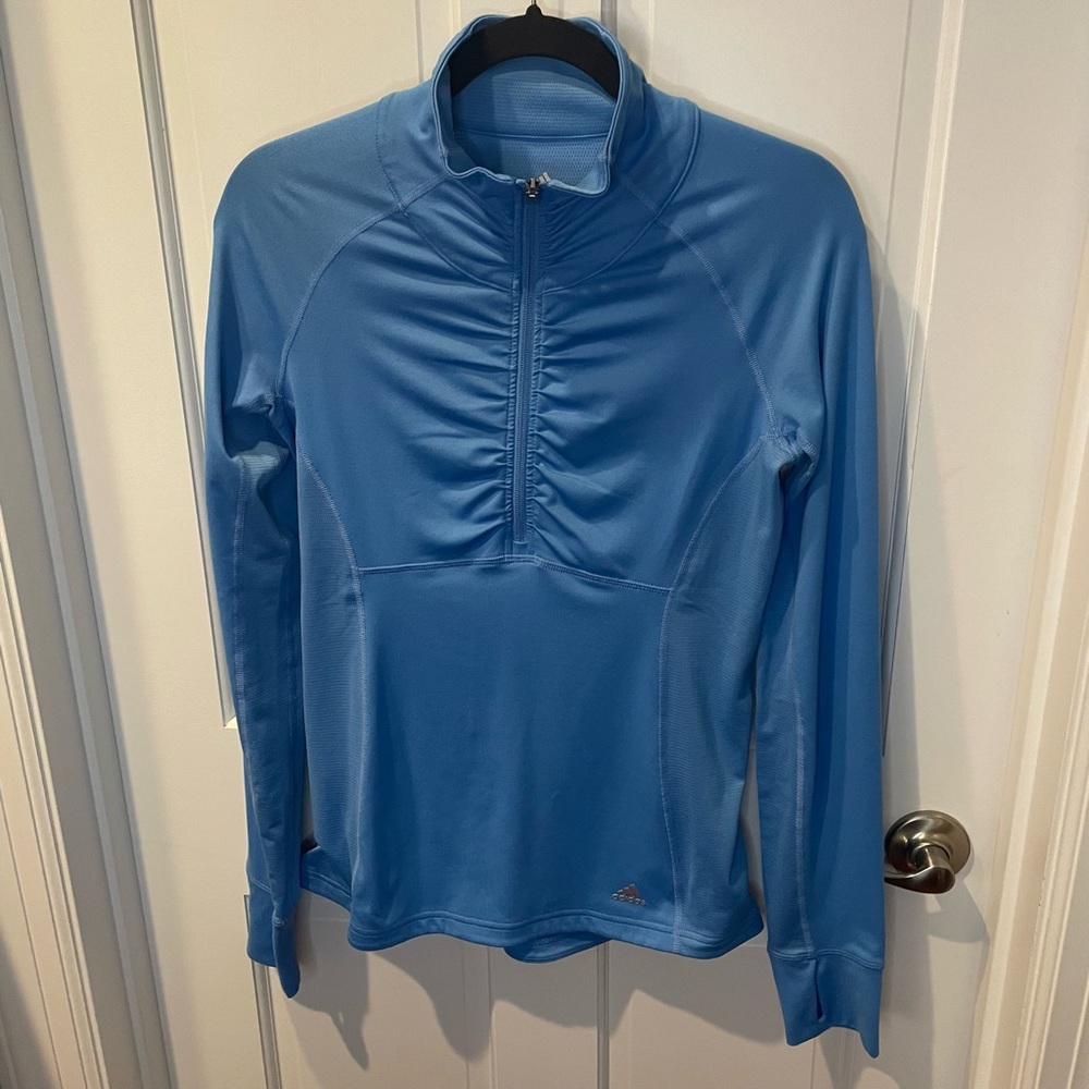 Blue adidas 1/2 zip